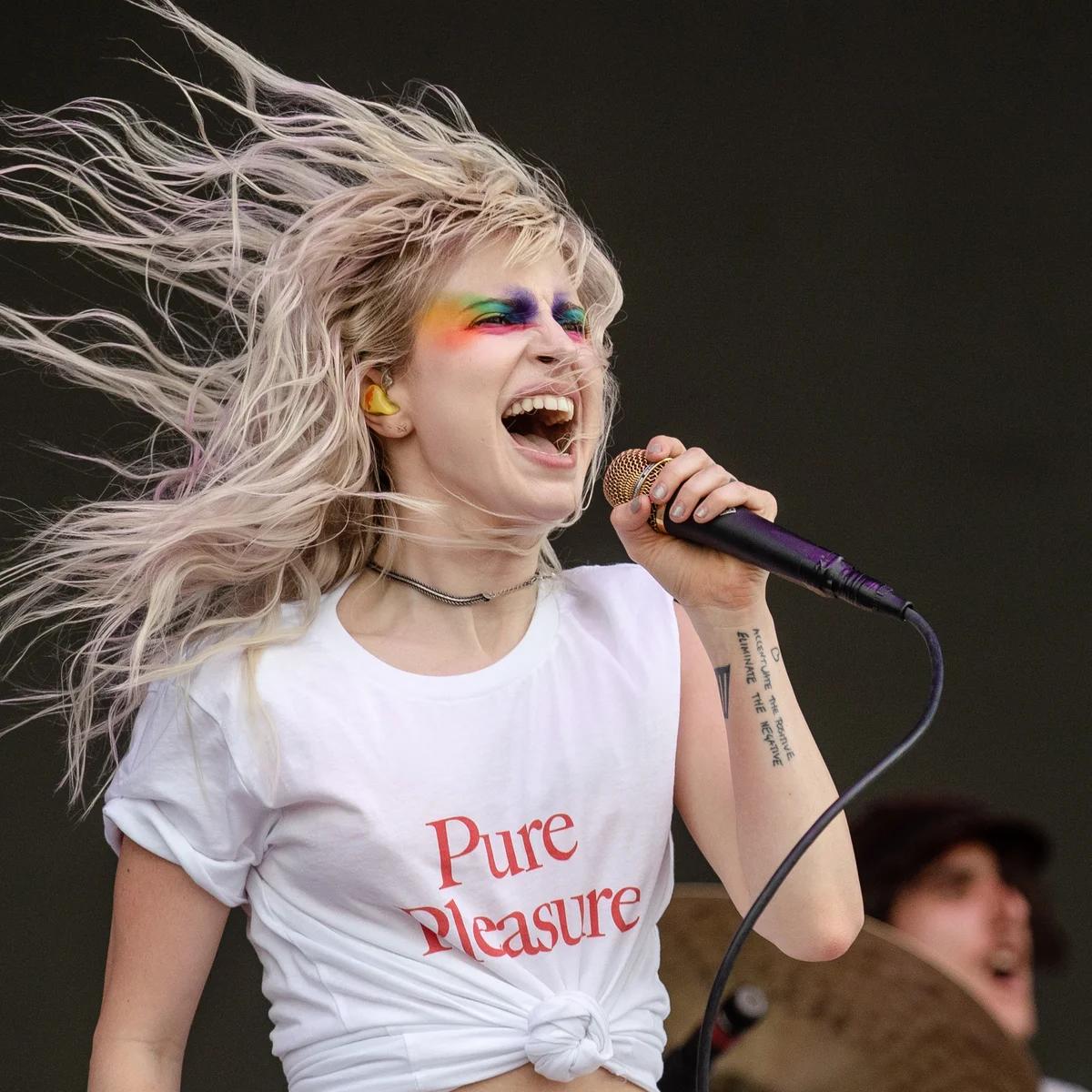 Hayley Williams performing live on stage during her 2026 solo tour