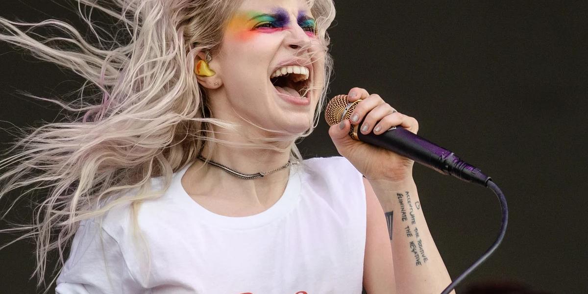 Hayley Williams performing live on stage during her 2026 solo tour
