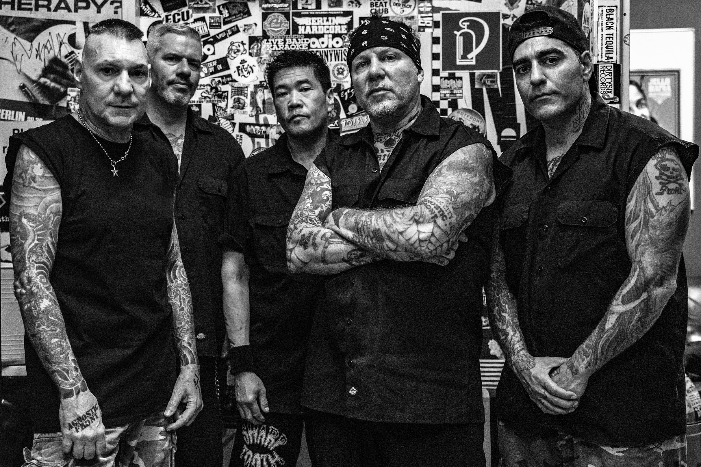 Agnostic Front performing live on stage