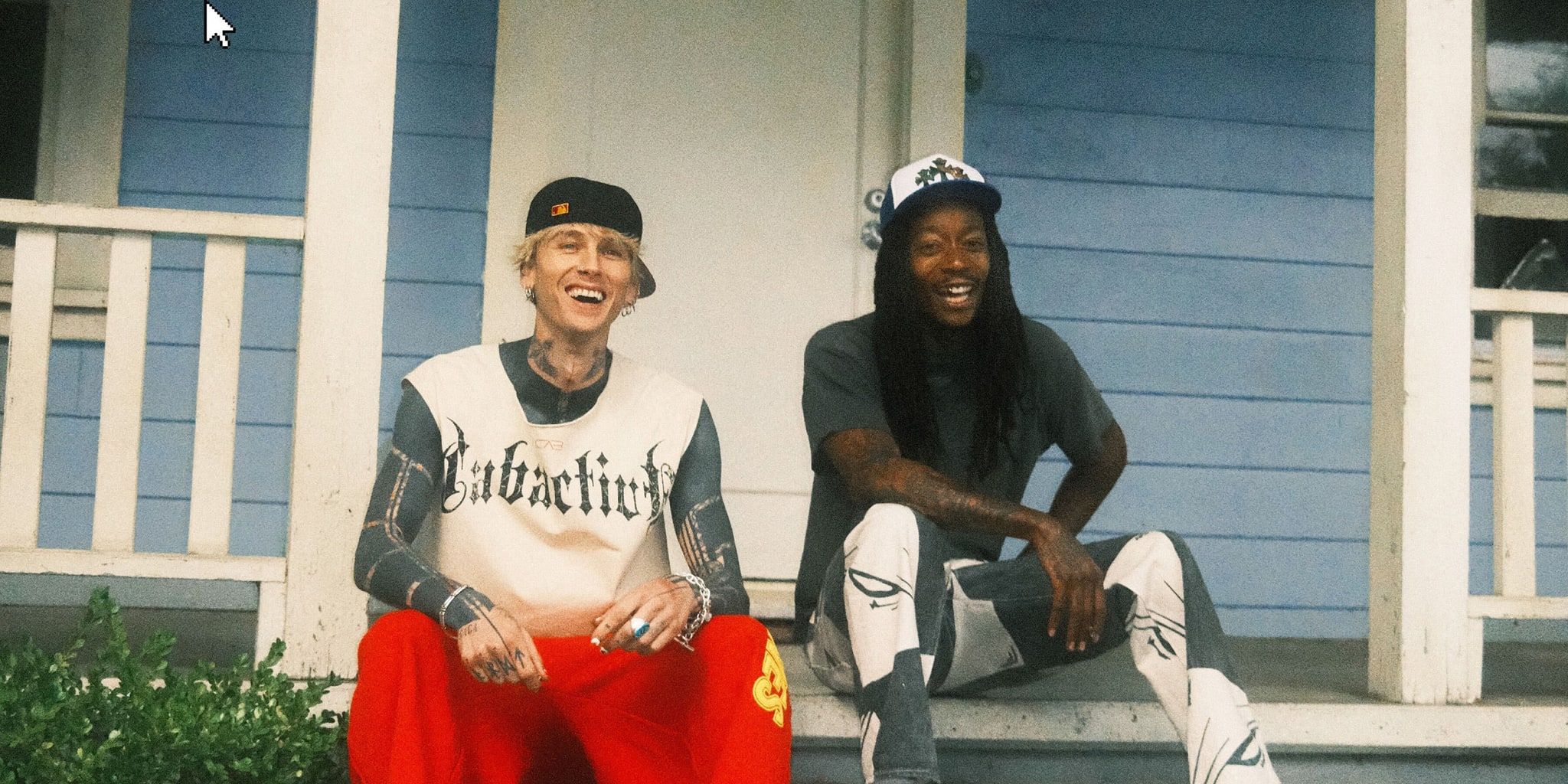 mgk and Wiz Khalifa, blog era boyz mixtape cover art
