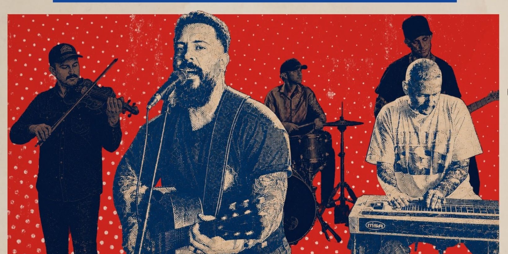 This Wild Life first full band tour poster with special guest Nate Bergman