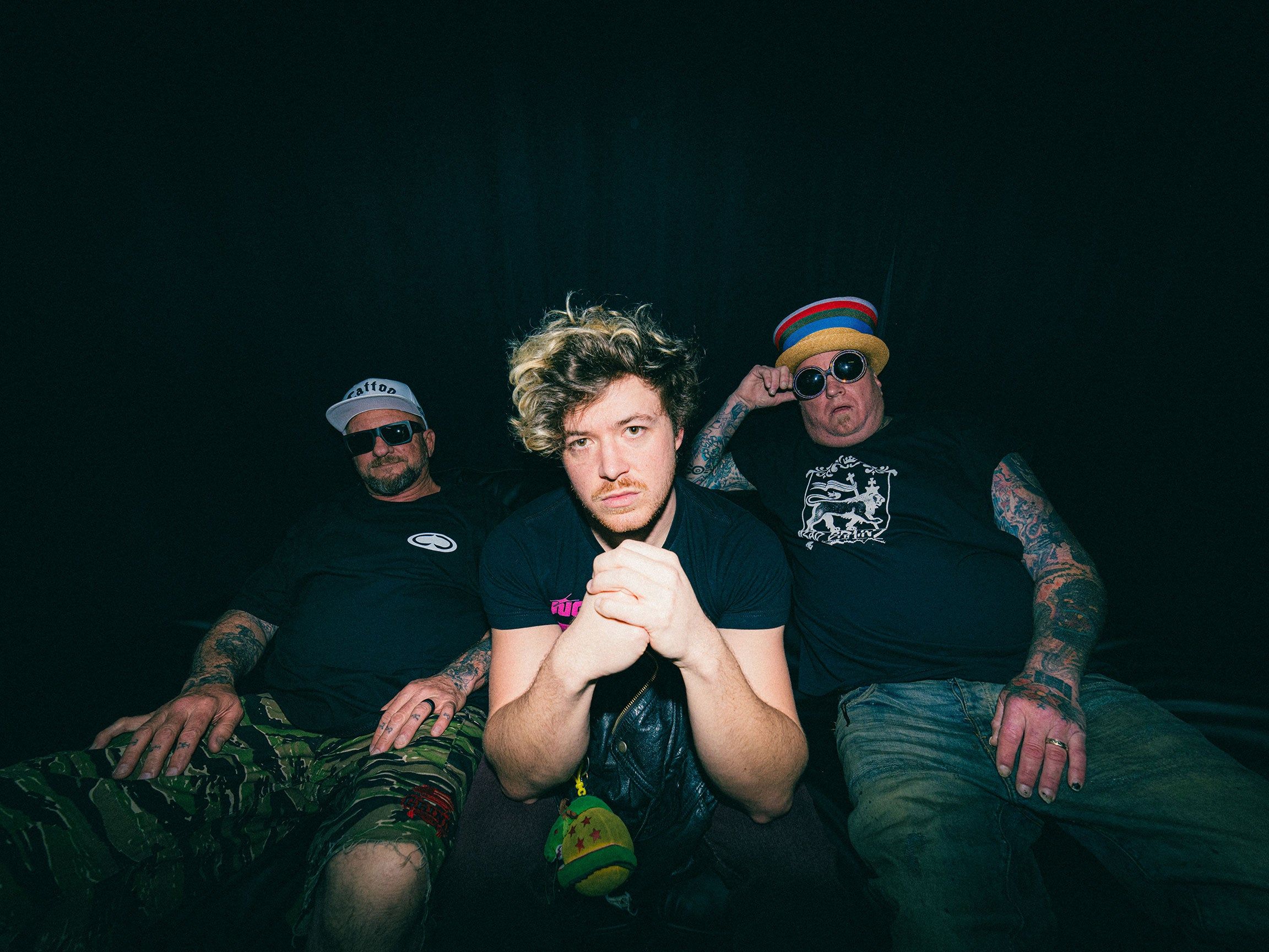 Sublime performing live, featuring Jakob Nowell, Eric Wilson, and Bud Gaugh