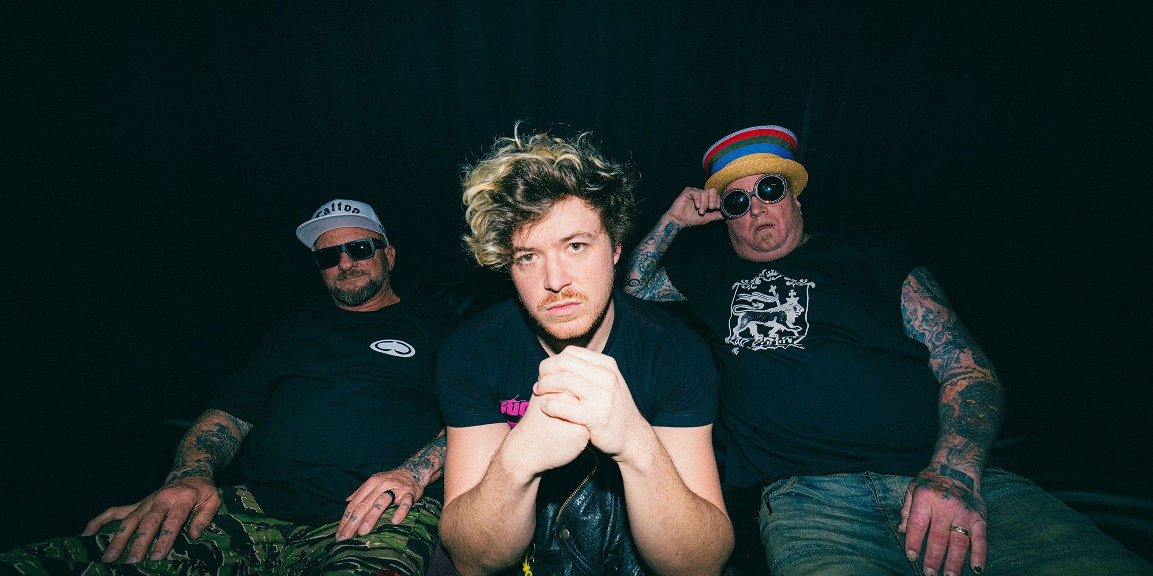 Sublime performing live, featuring Jakob Nowell, Eric Wilson, and Bud Gaugh