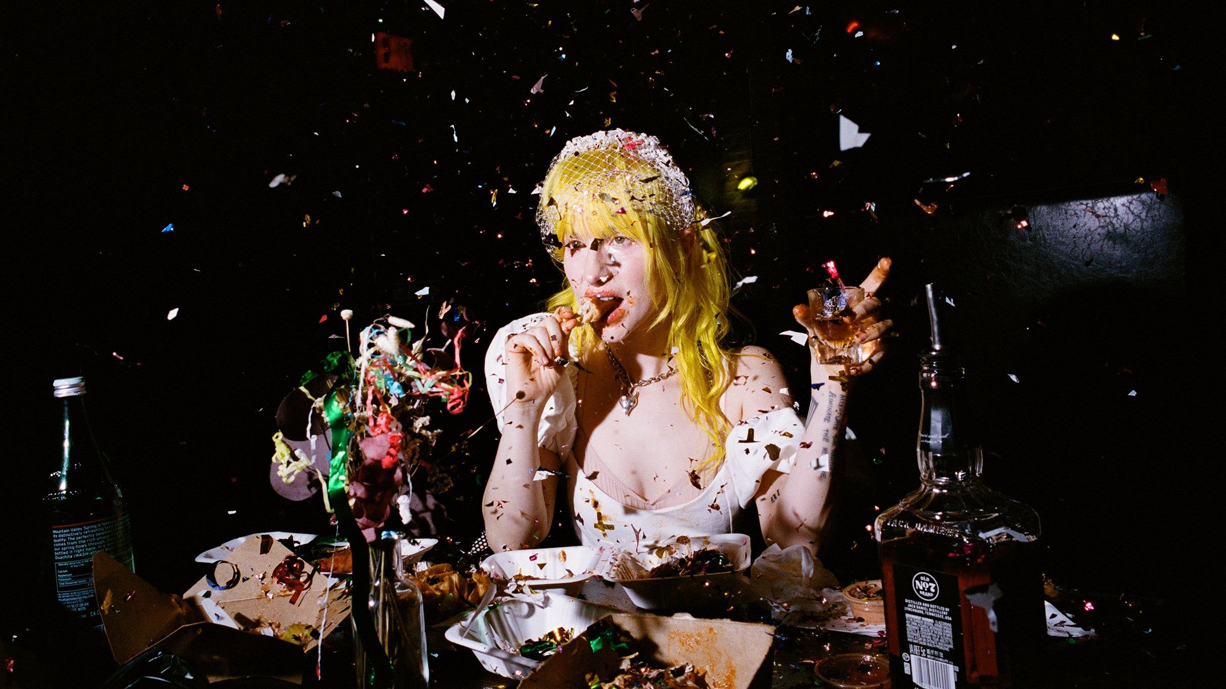 Hayley Williams performing live on her Ego Death at a Bachelorette Party solo tour in 2026