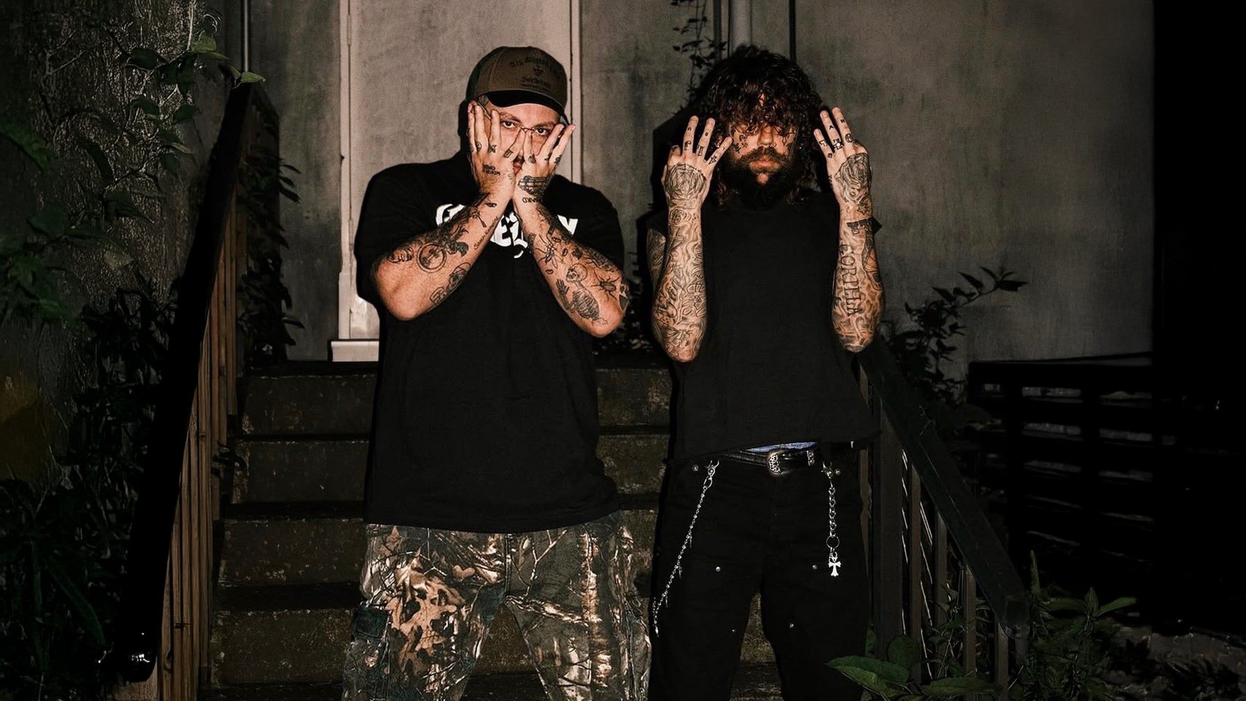 $uicideboy$ performing live on the Grey Day Tour