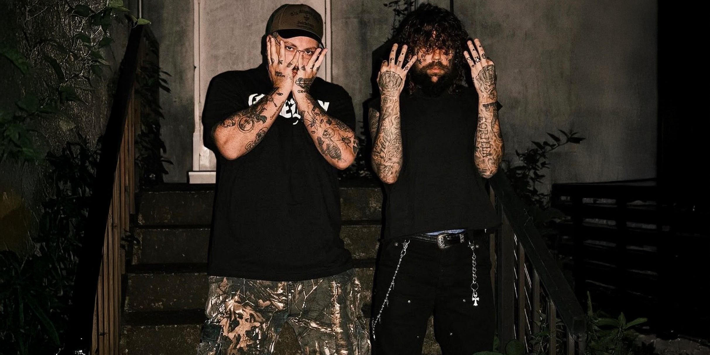 $uicideboy$ performing live on the Grey Day Tour