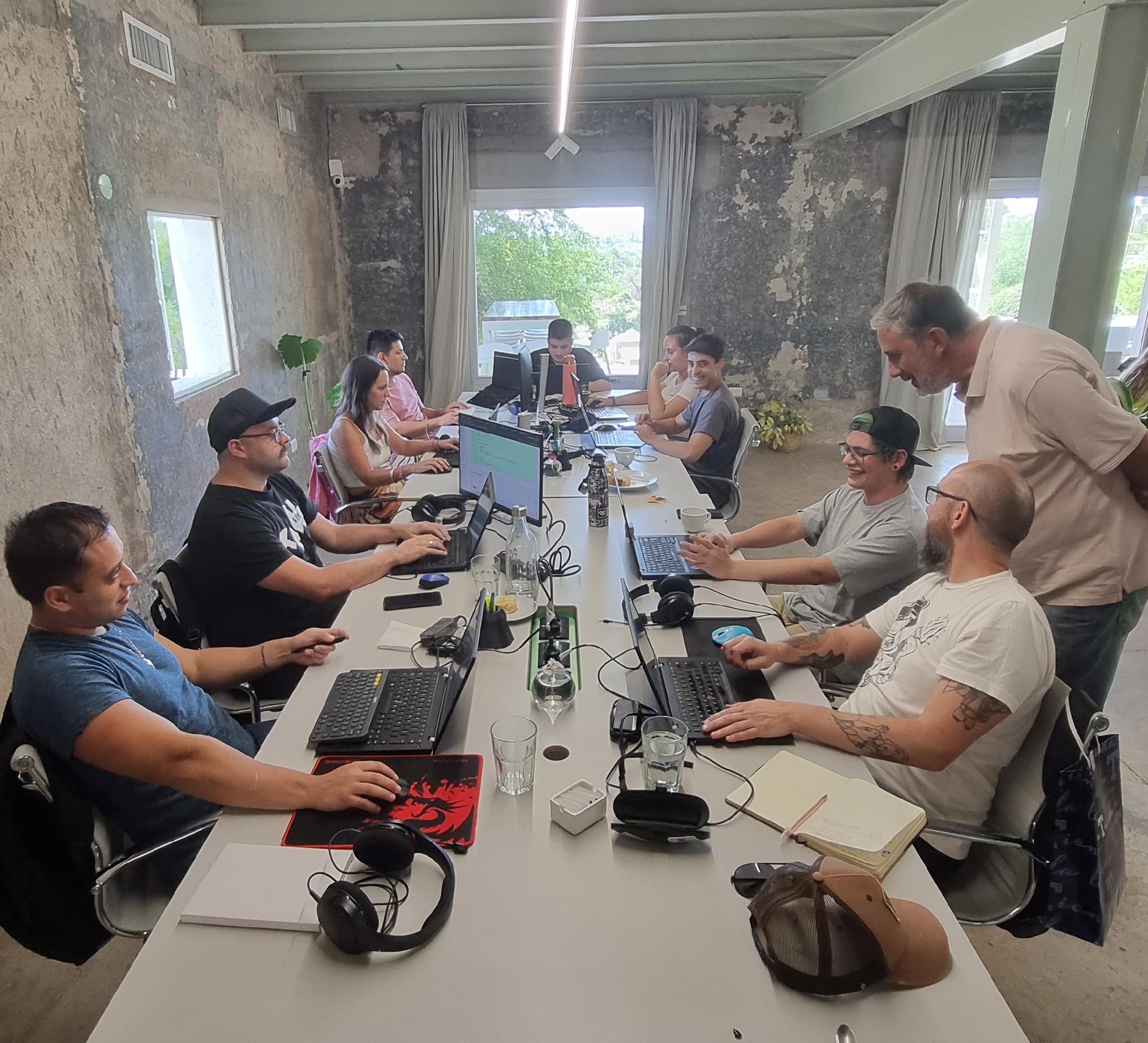 agile team working