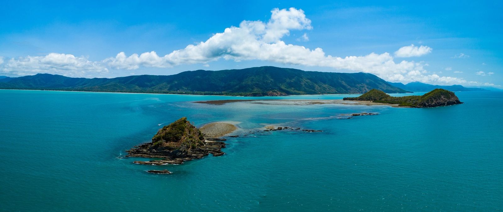 Cairns Double Island Aerial