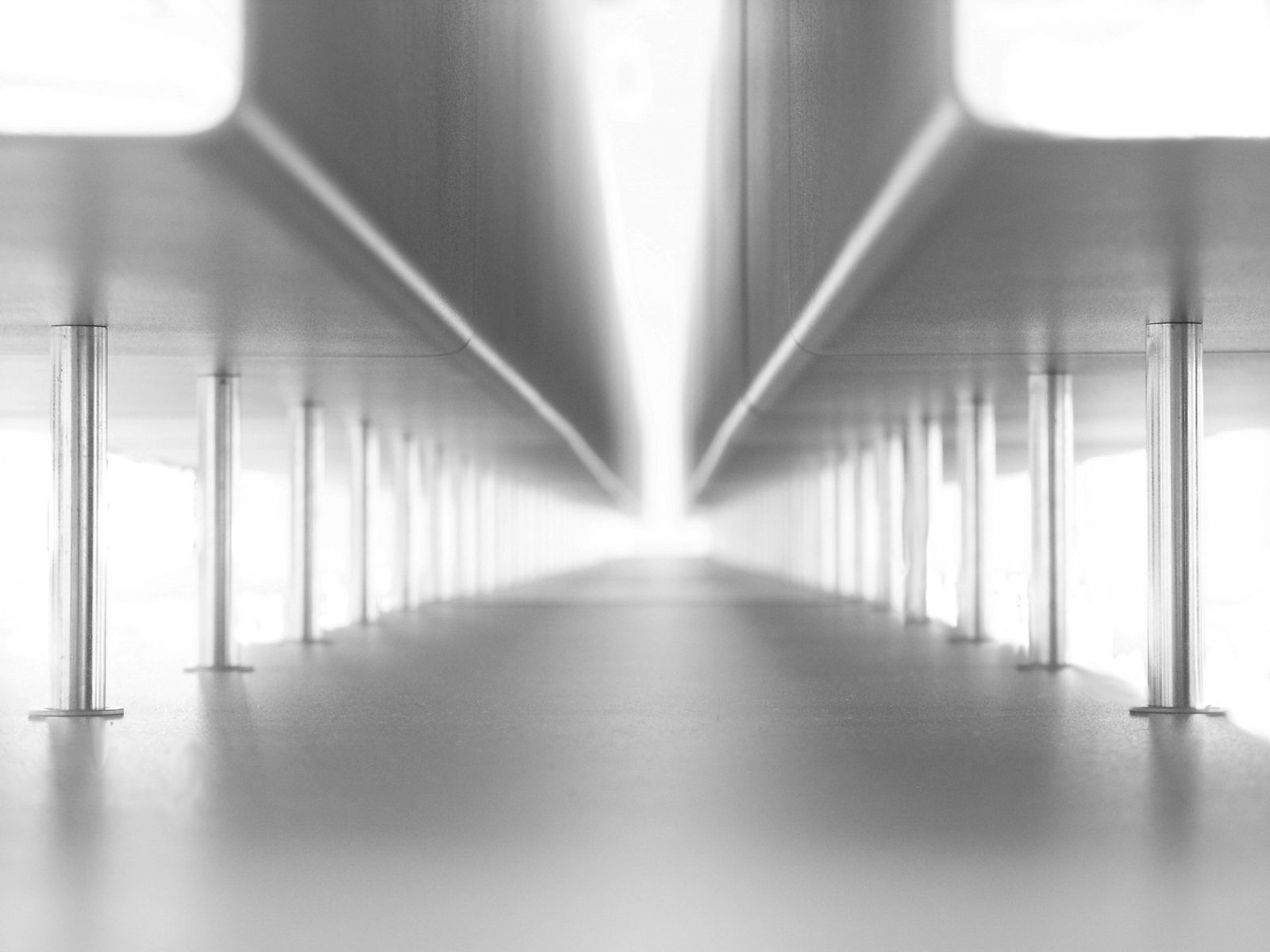 Ethereal Tunnel Light B&W
