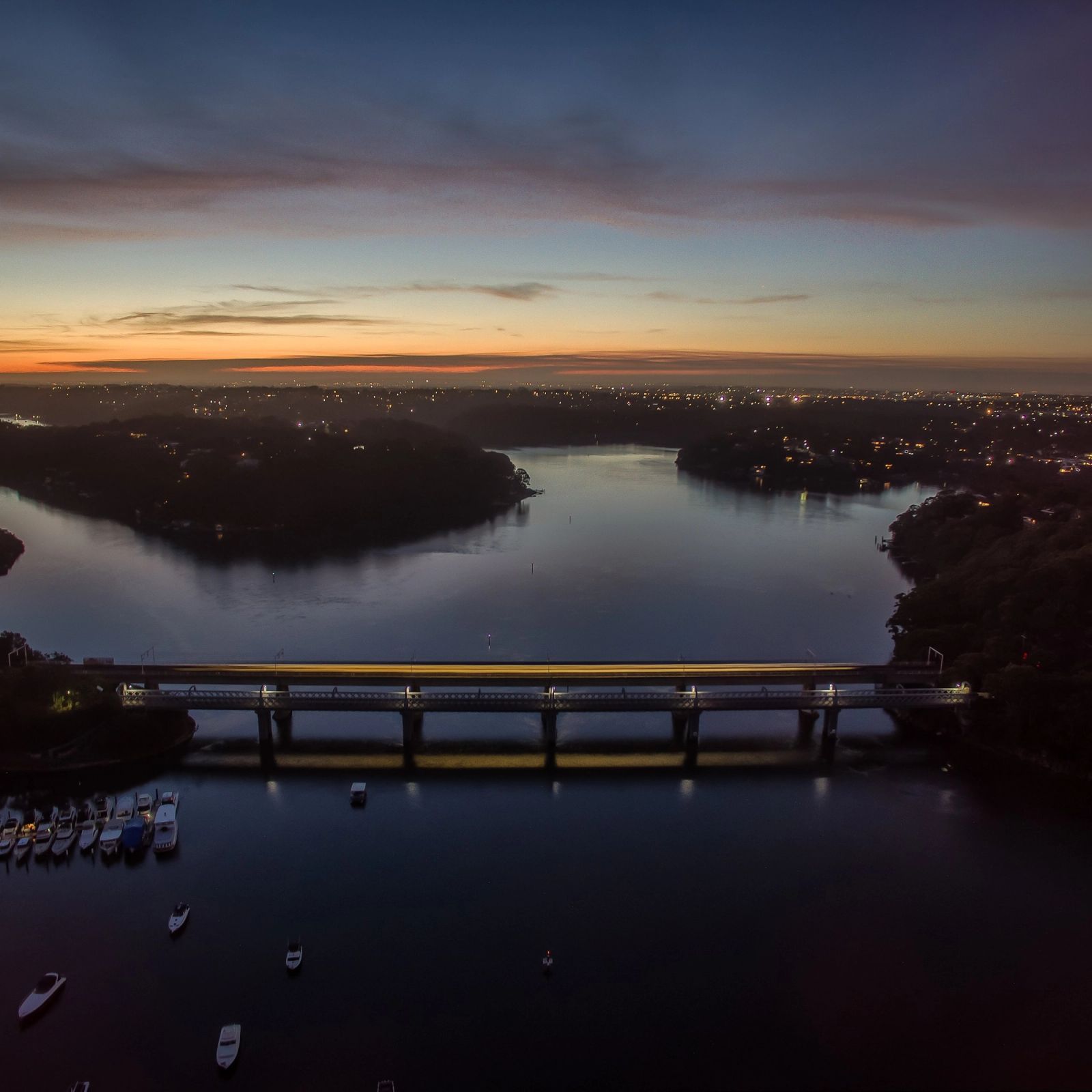 Como Railway Bridge Aerial