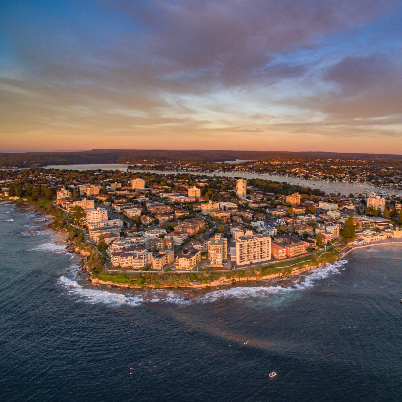 Cronulla Peninsula Aerial Dusk