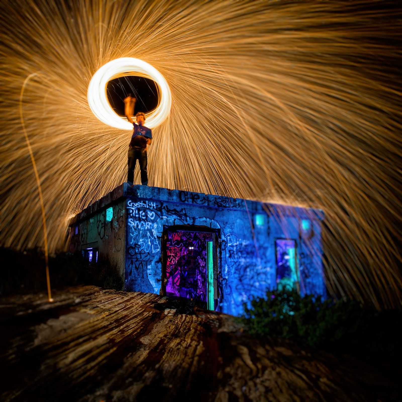 Lightpainting Ghosts Beneath