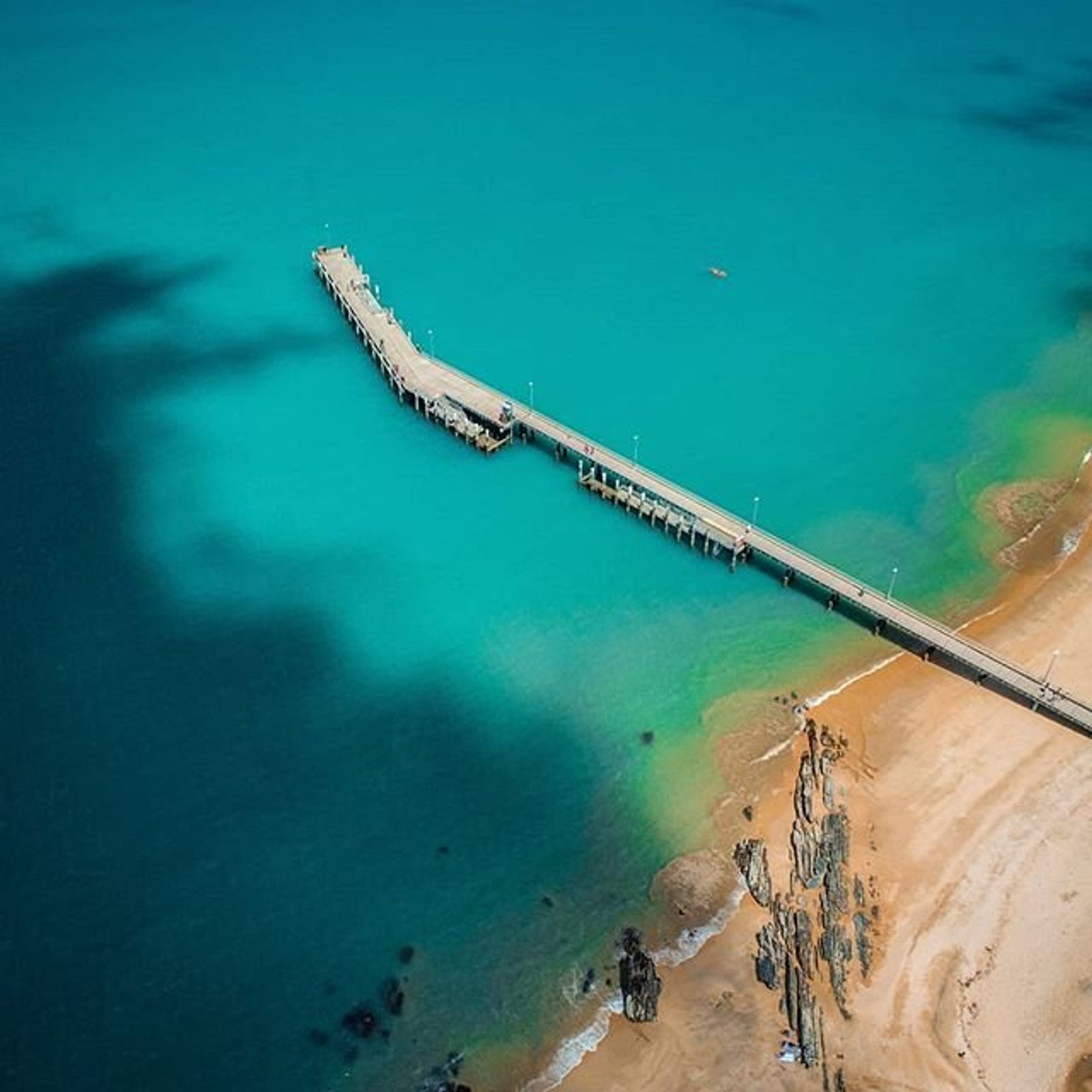 Palm Cove Jetty Aerial