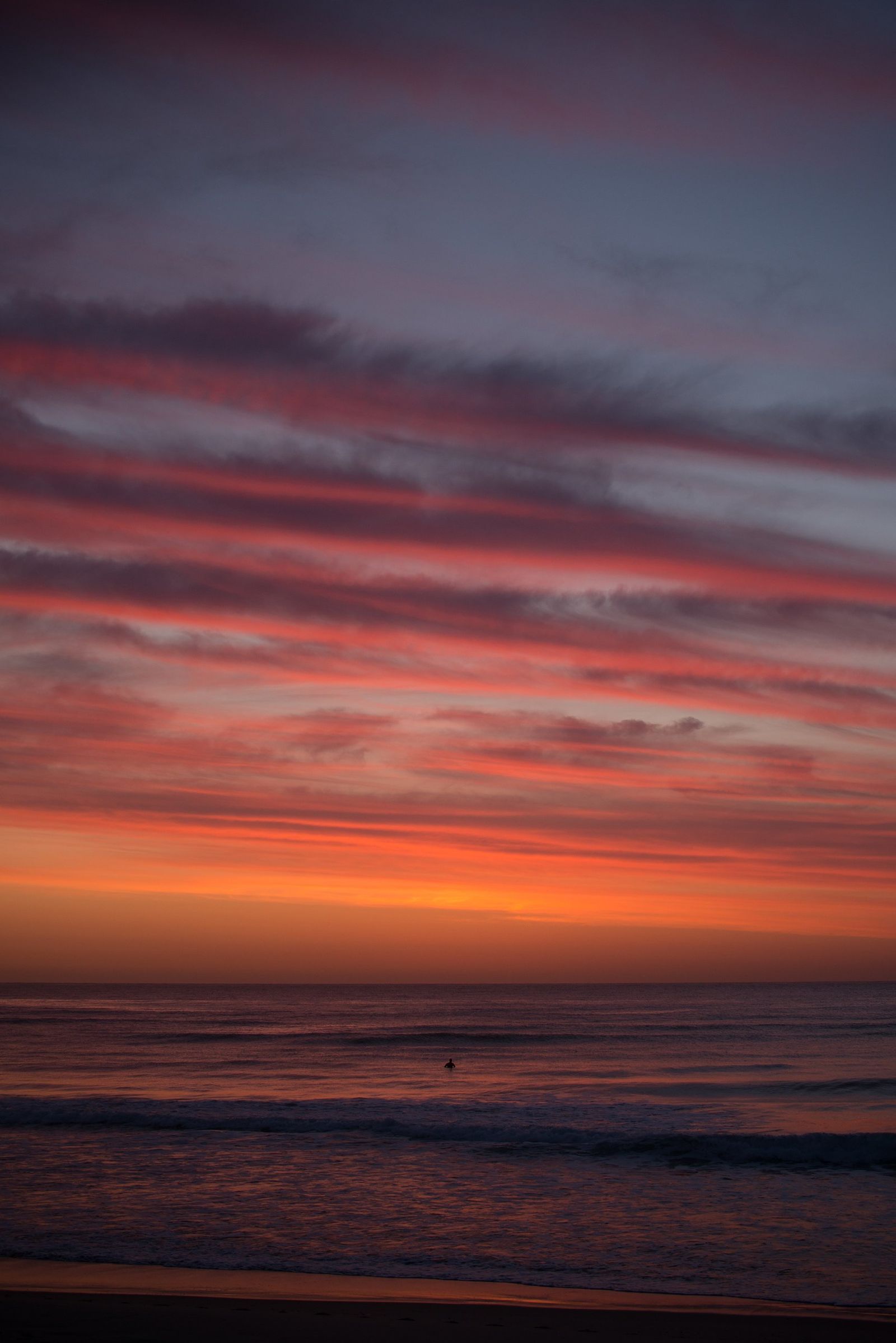 Pink Sunset Seascape