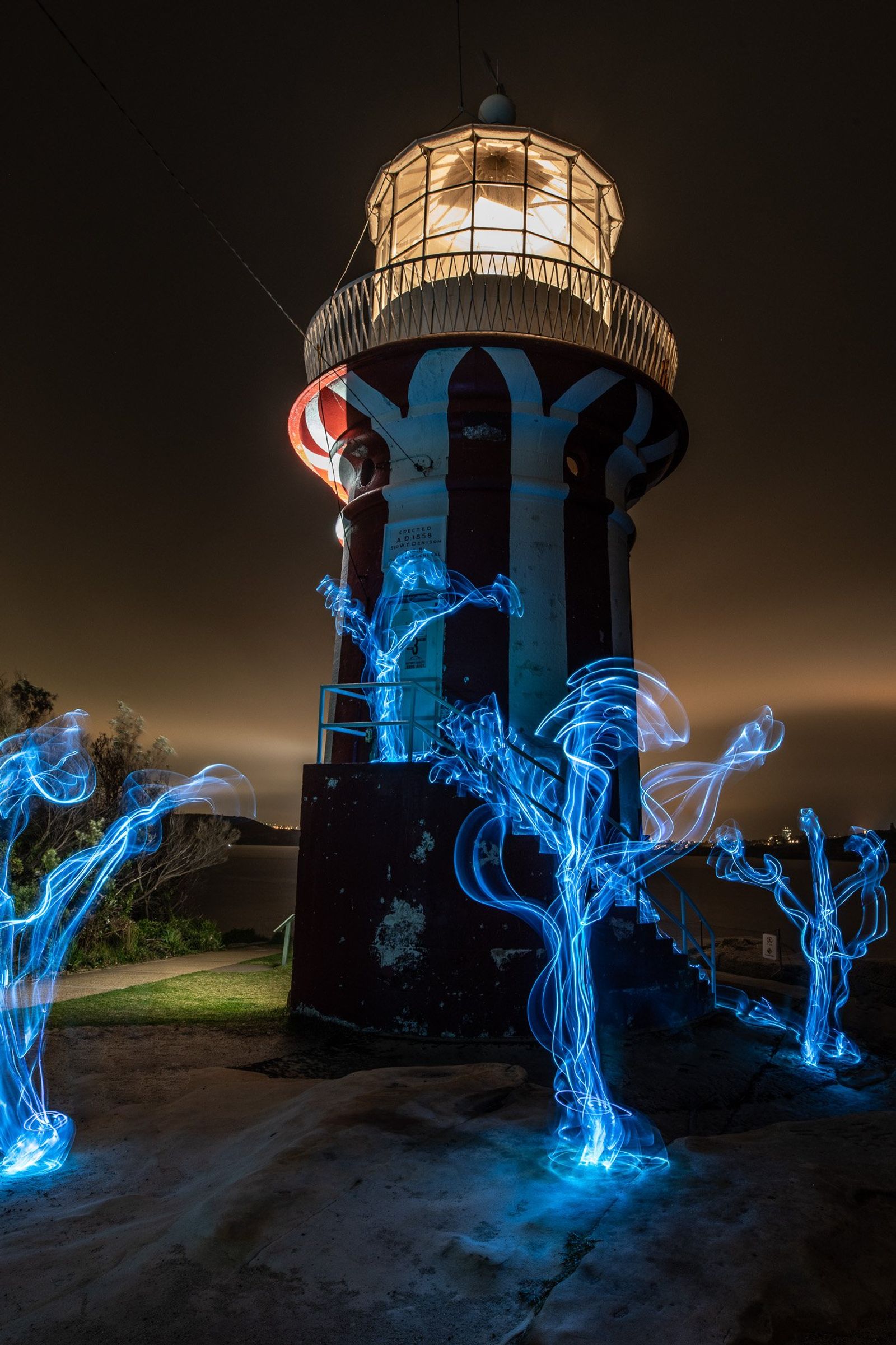 Lightpainting Lighthouse Orb