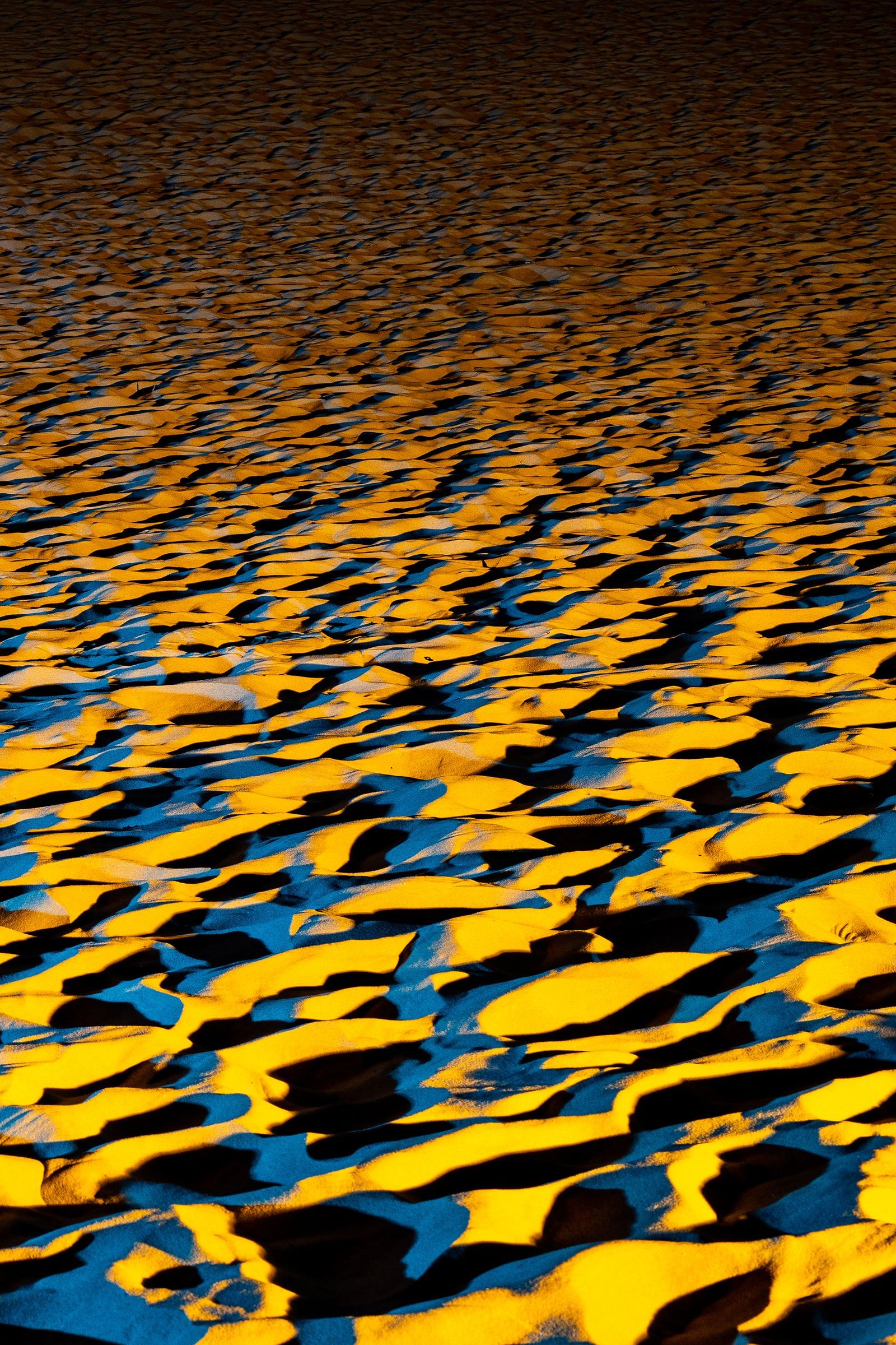 Lightpainting Yellow Field