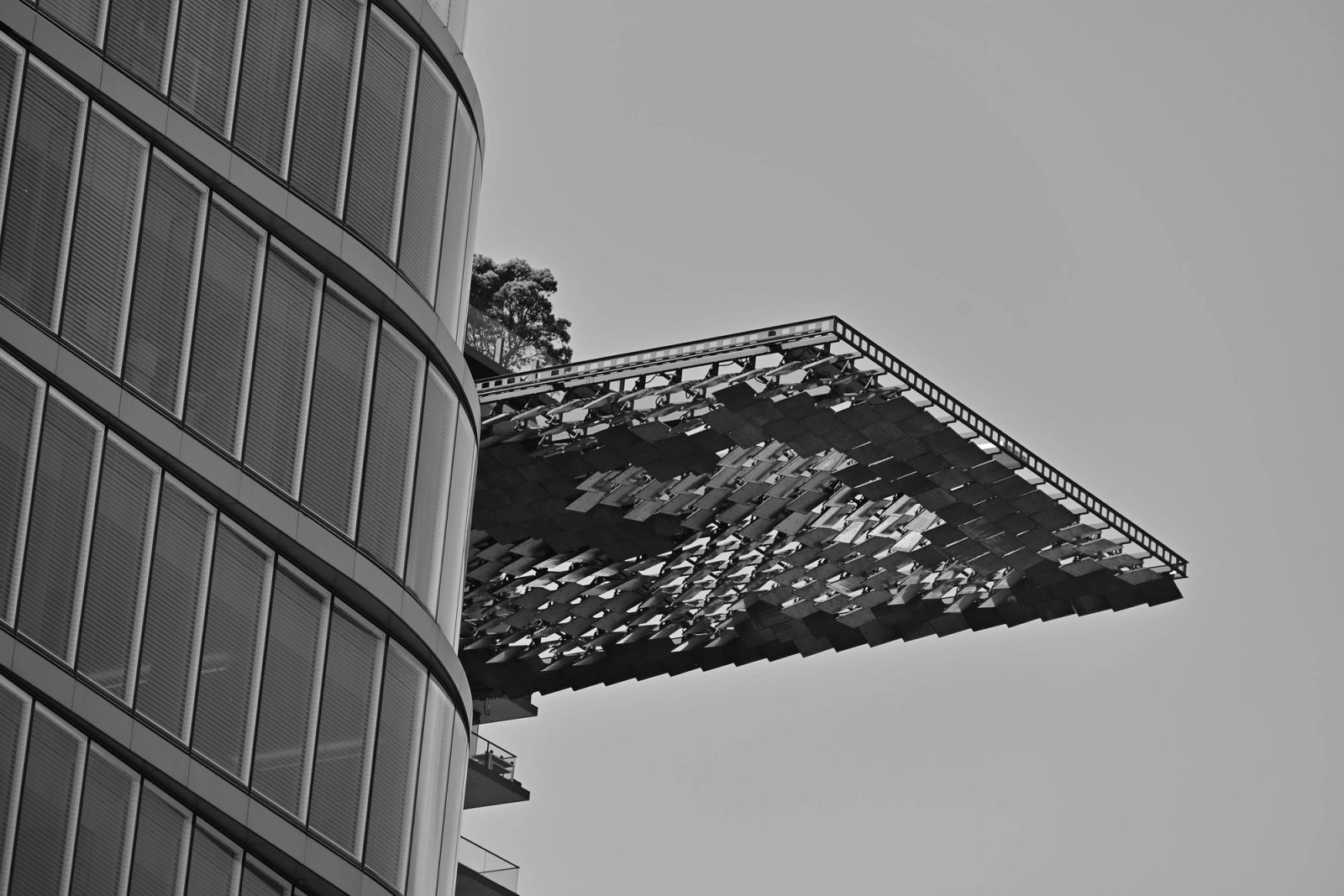 Sydney Central Park Cantilever B&W