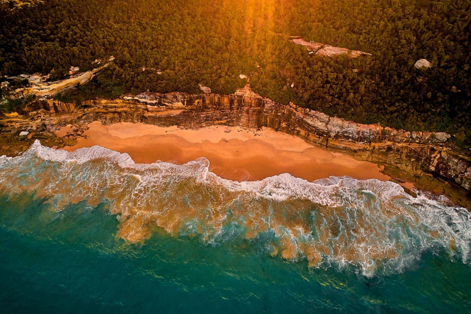 Washaway Beach Cronulla Aerial