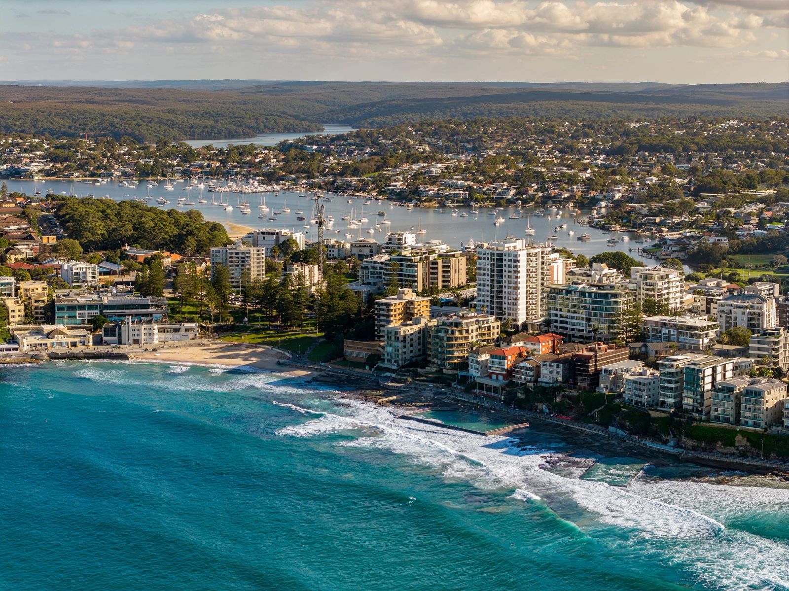 Cronulla Esplanade Turquoise Aerial