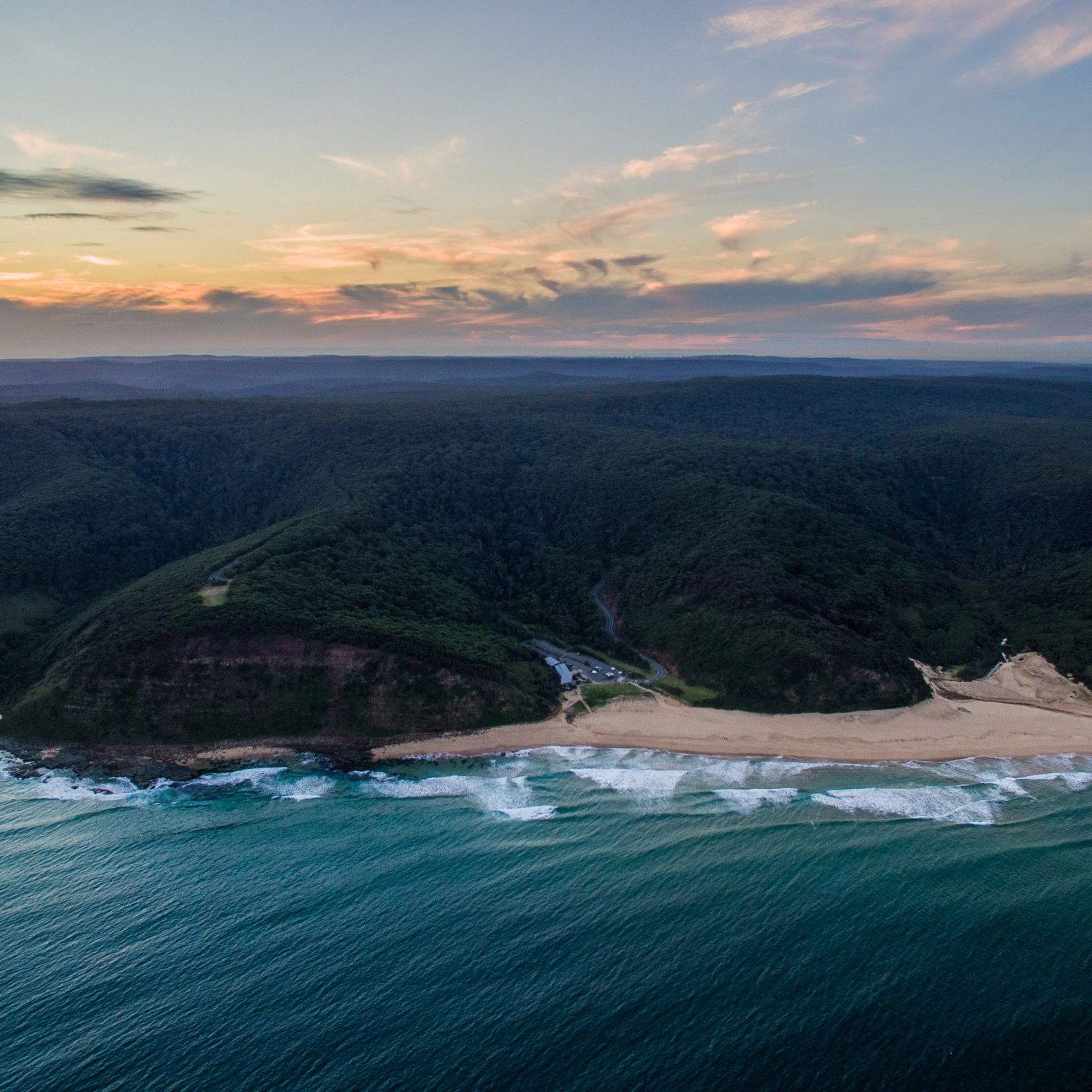 Garie Beach Headland Aerial