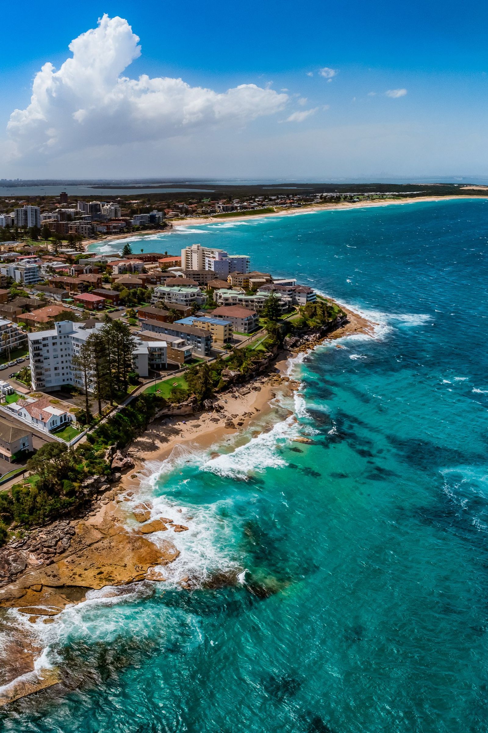 Blackwoods Beach Views Aerial