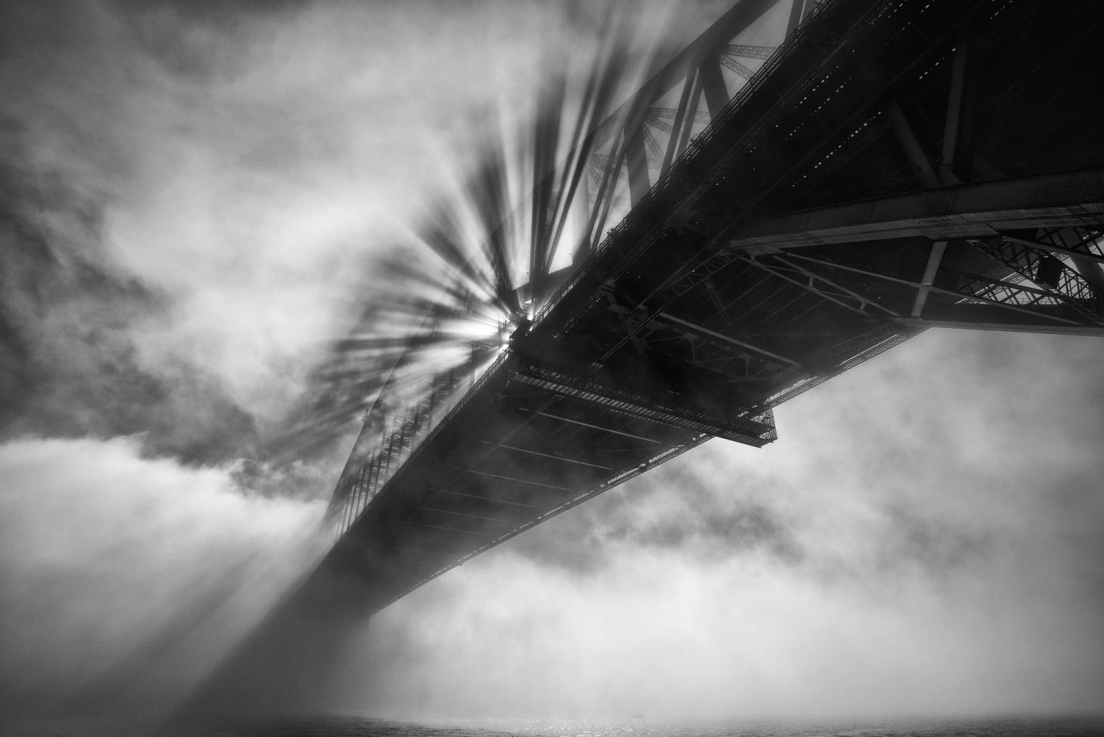 Sydney Harbour Bridge Monochrome