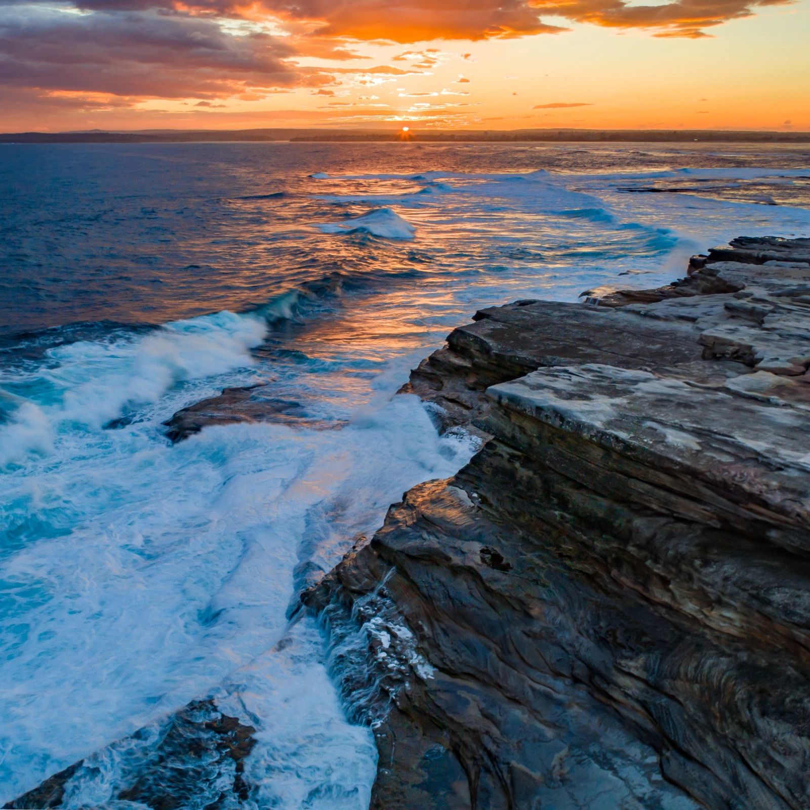Voodoo Reef Sunset Aerial