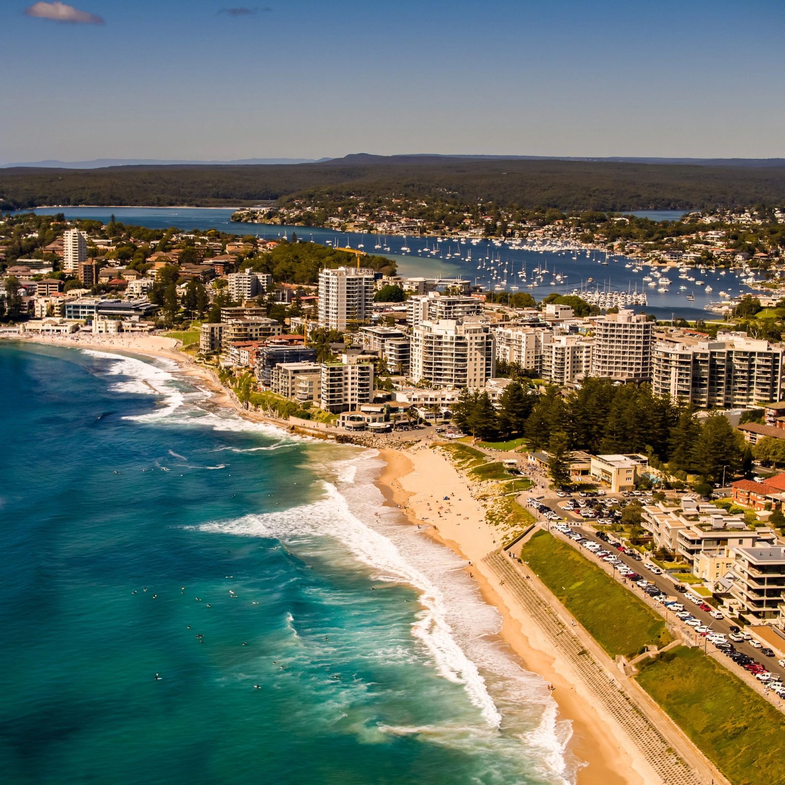 Cronulla CBD Aerial