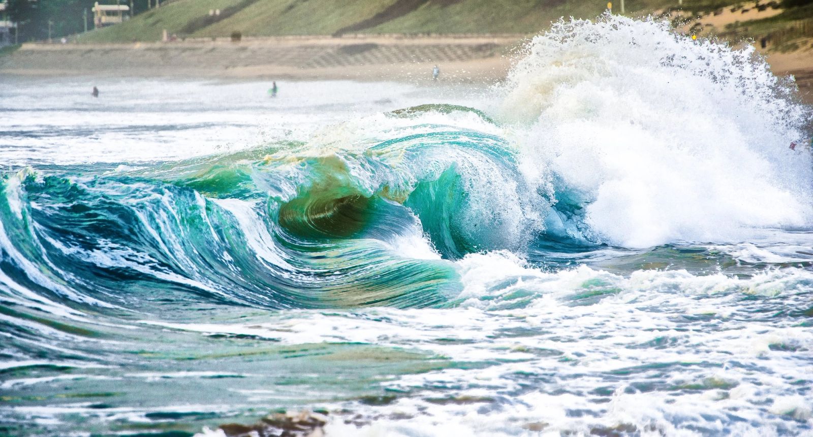 Cronulla Teal Barrel Wave