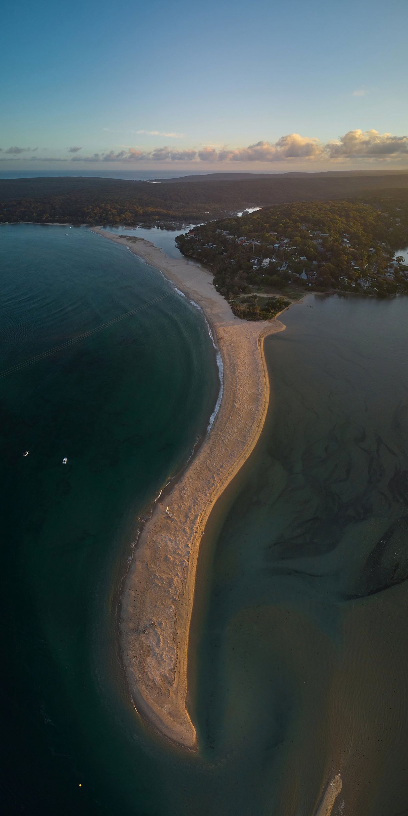 Maianbar Sandbank Aerial