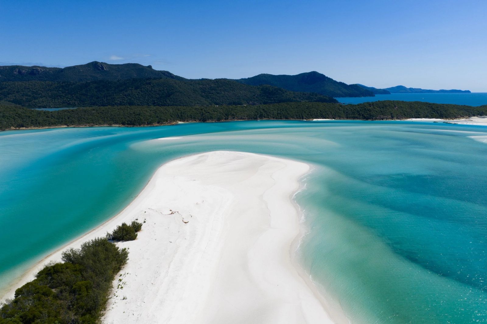 Whitehaven Beach Hill Inlet Aerial 01