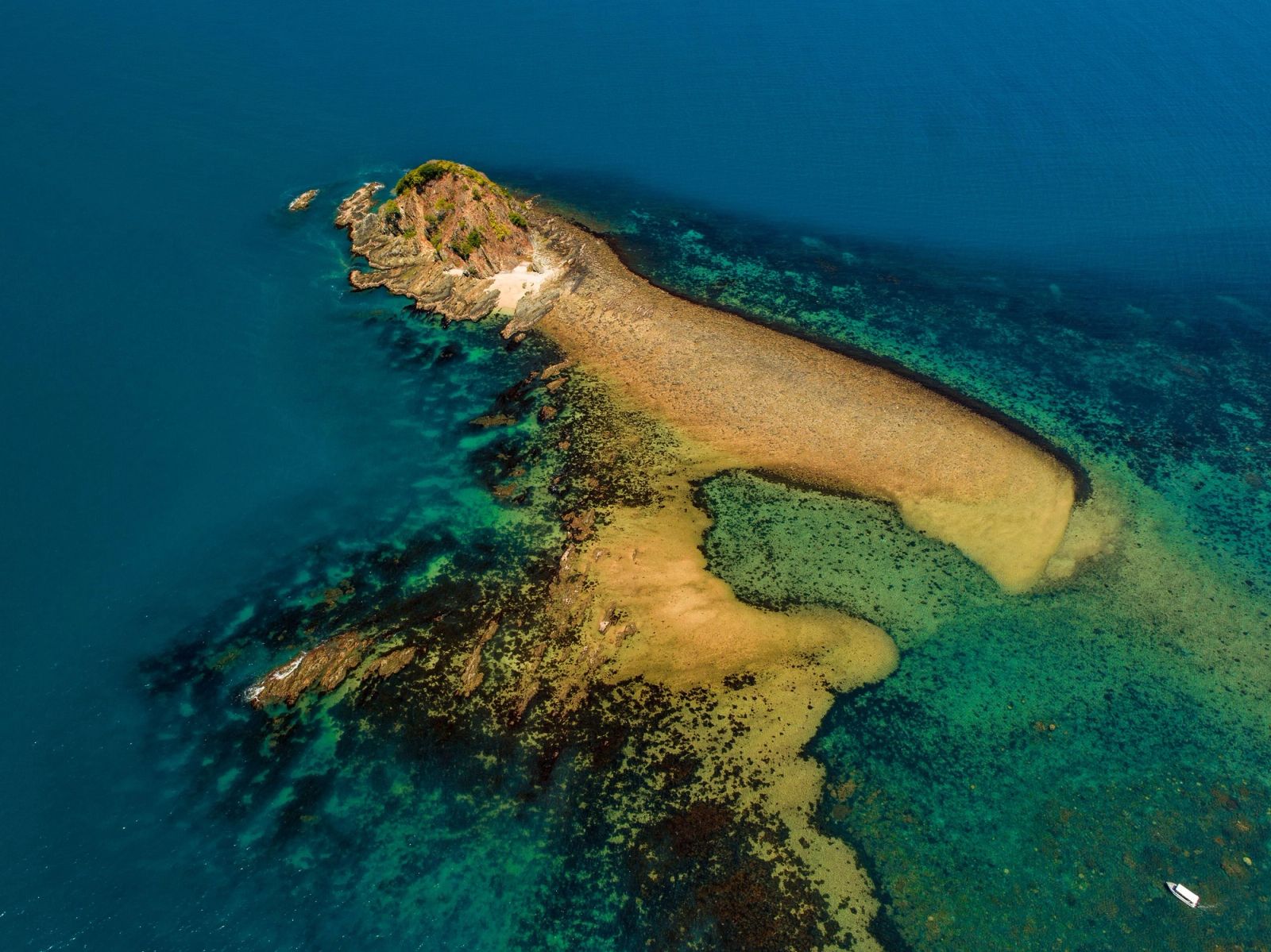 Cairns Island Sandbar Aerial