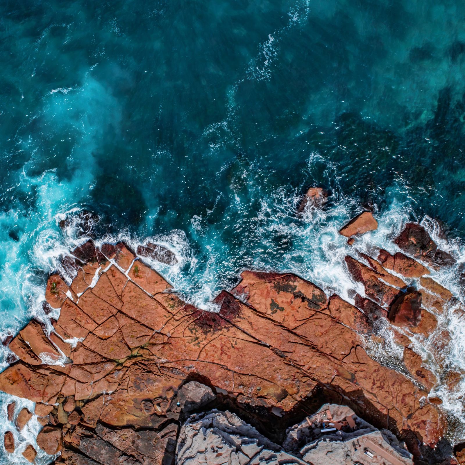 Aerial Rocky Point Waves