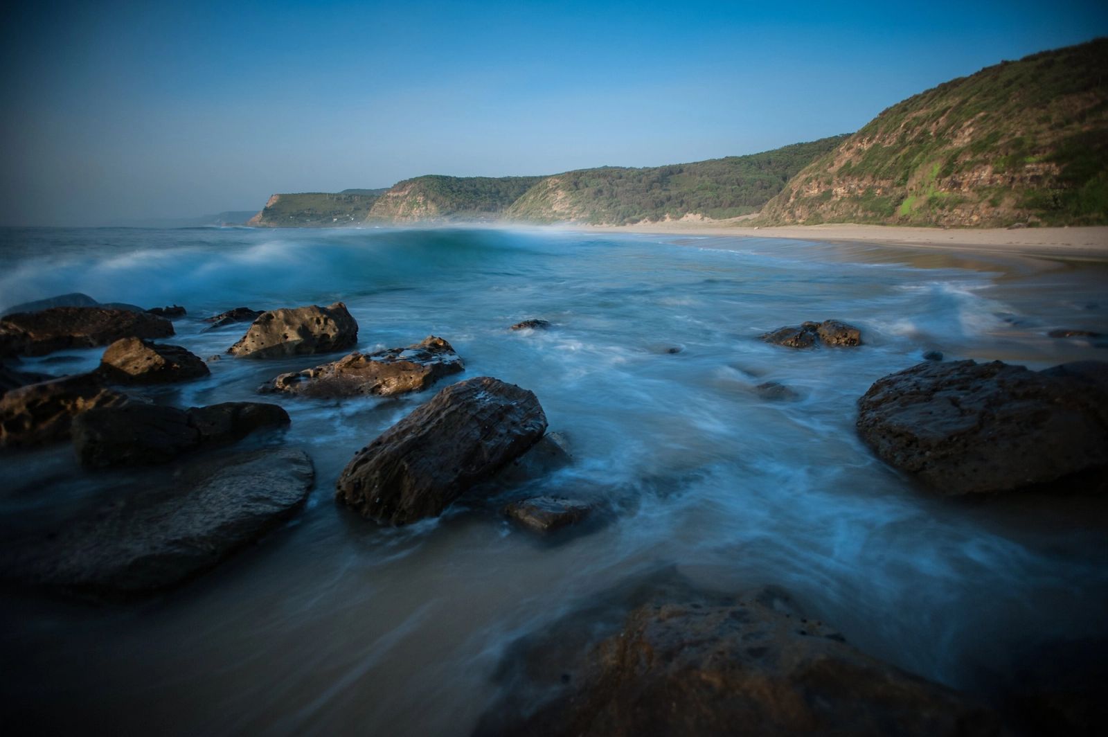 Coastal Rocks Long Exposure