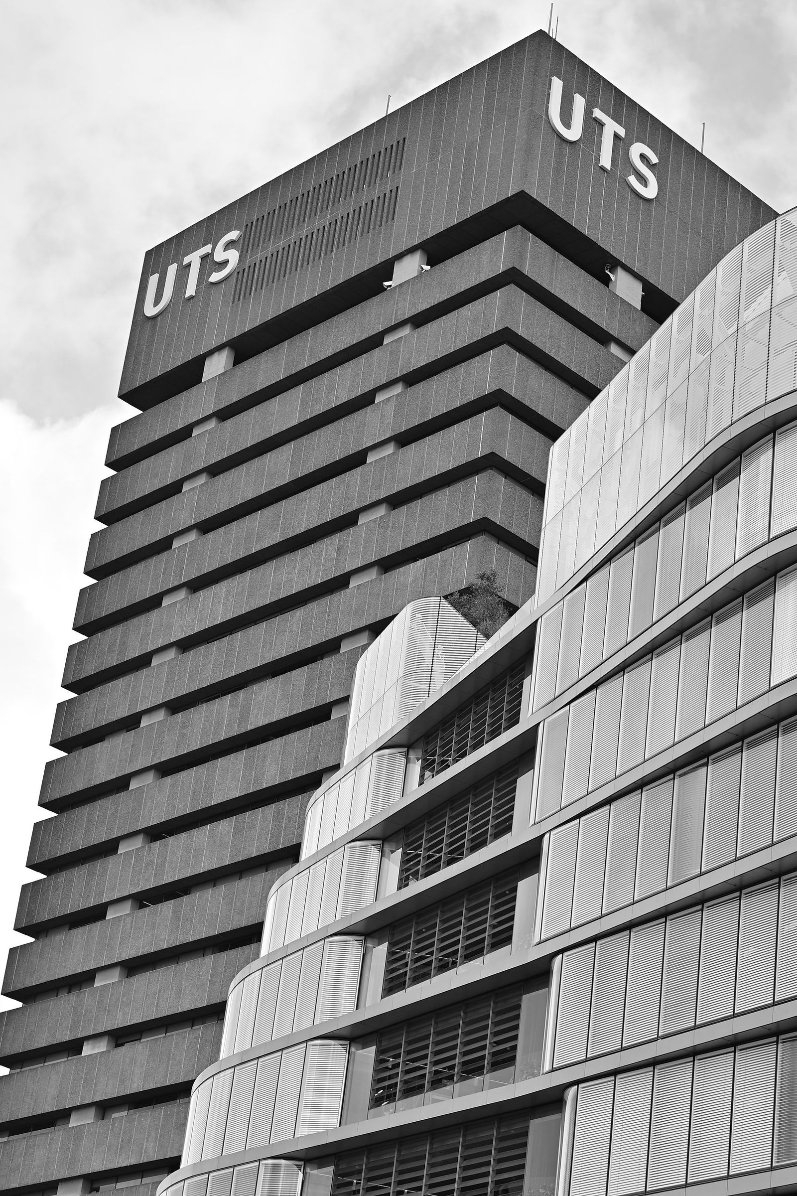 Sydney UTS Tower B&W