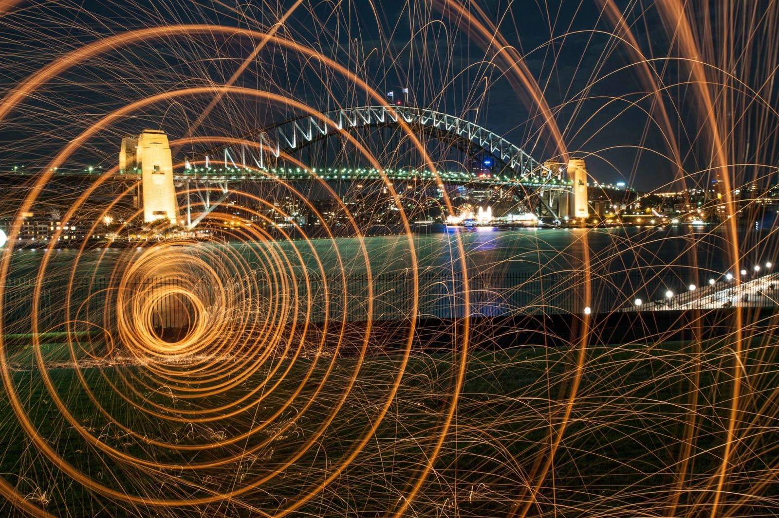 Lightpainting Orb Spiral