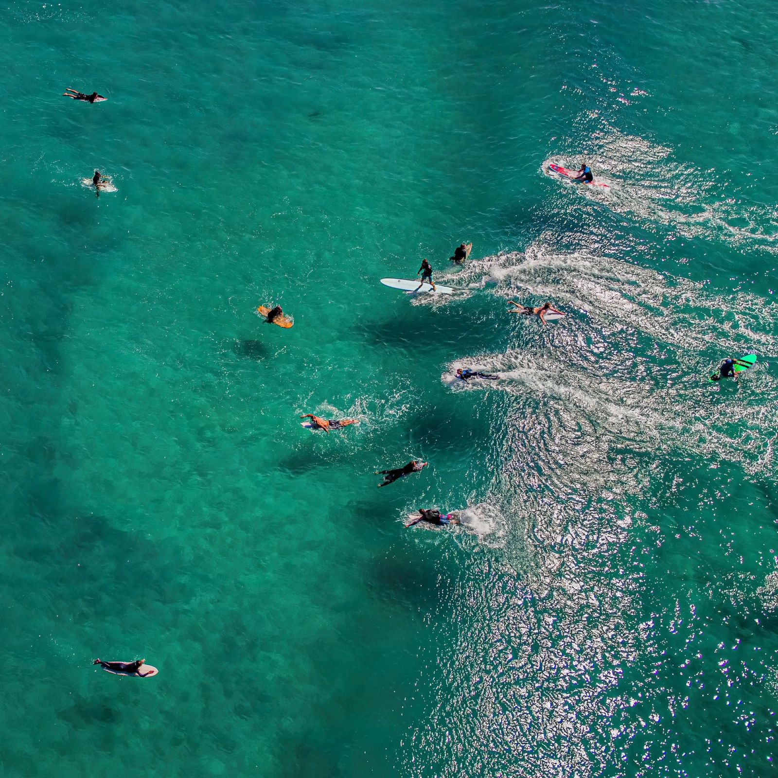 Aerial Turquoise Waves 02