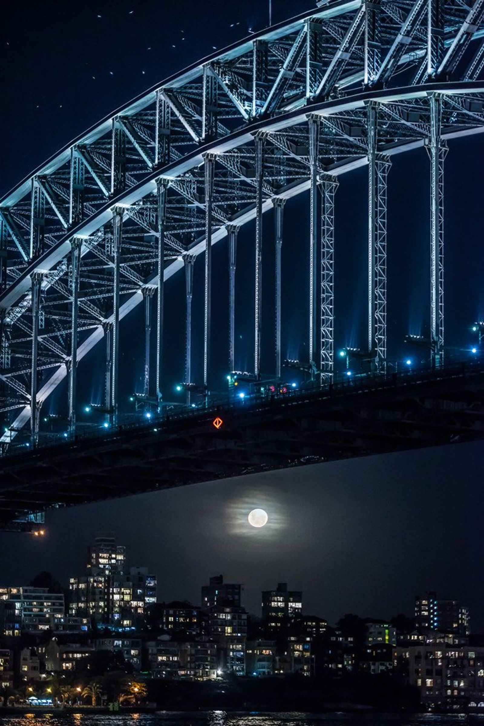 Sydney Harbour Bridge Moonrise
