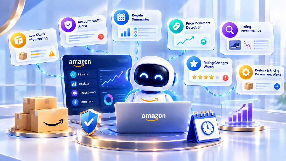 Amazon Analytics Robot Dashboard