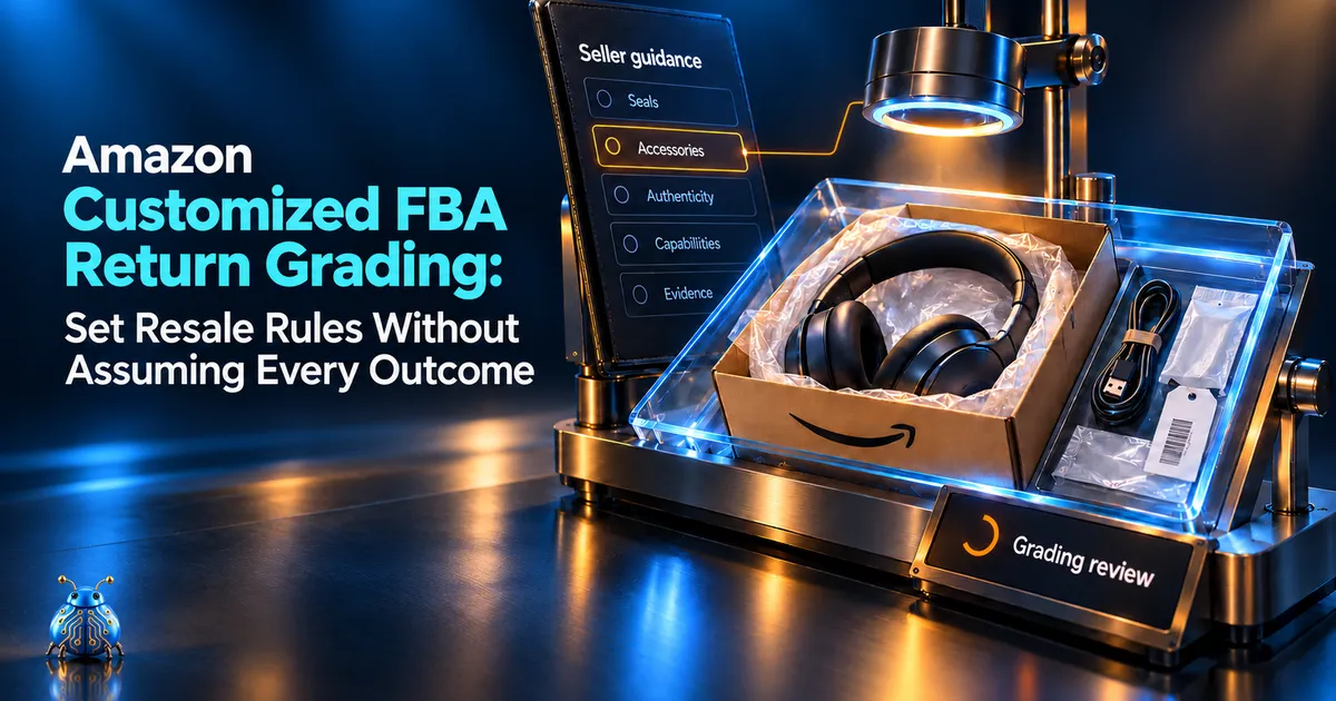 Amazon Customized FBA Return Grading: A Seller Setup Guide Amazon Customized FBA Return Grading: A Seller Setup Guide