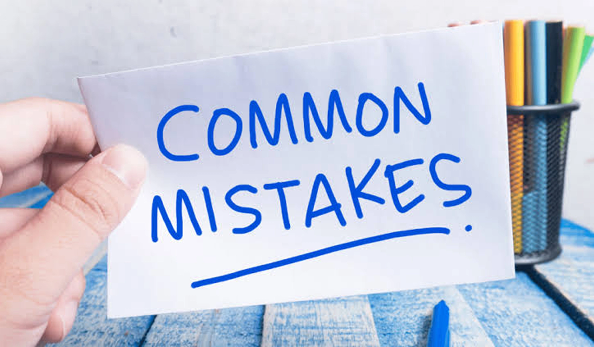 Common Application Mistakes