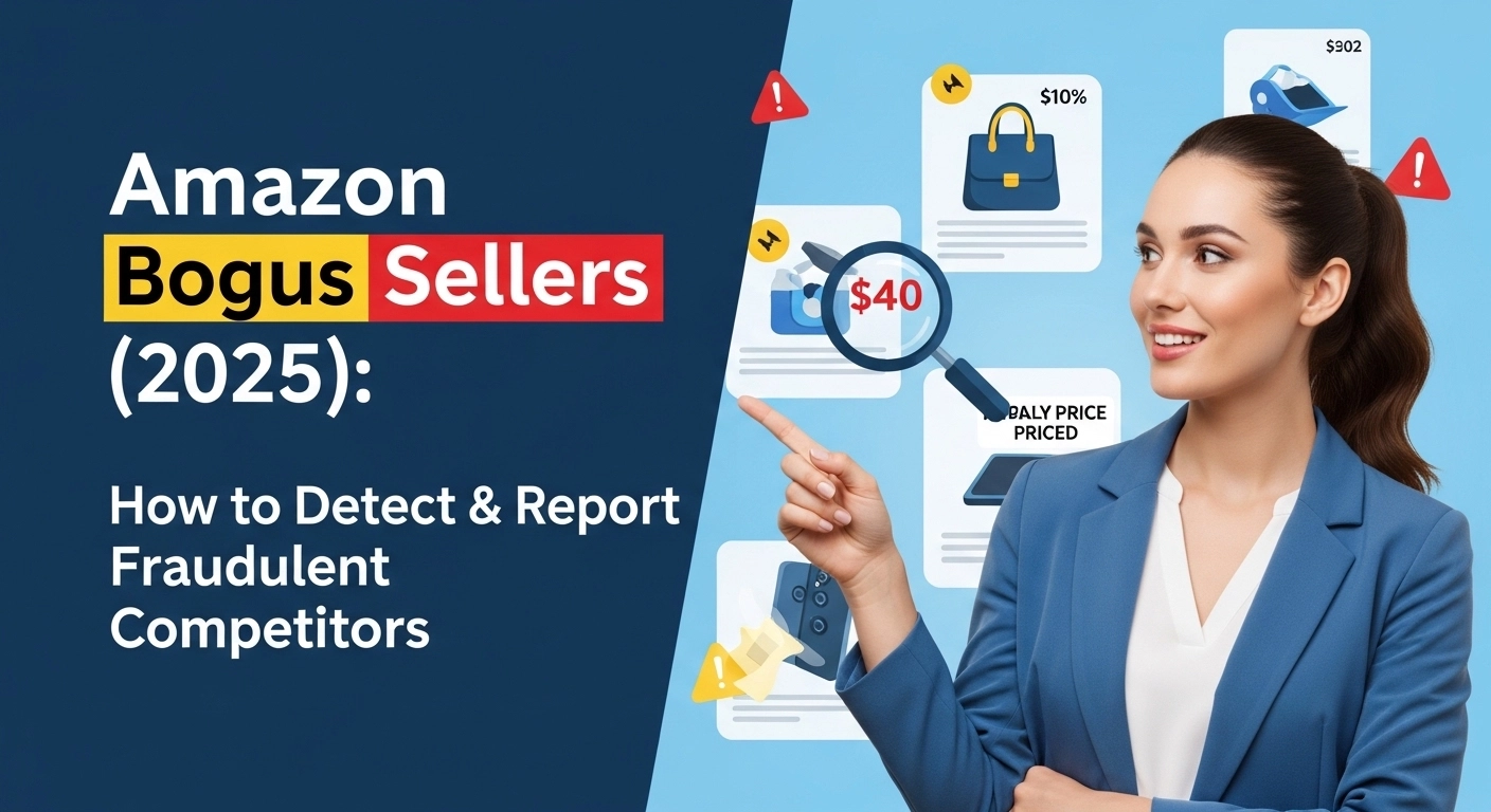 Amazon Bogus Sellers (2026): How to Detect & Report Fraudulent Competitors Amazon Bogus Sellers (2026): How to Detect & Report Fraudulent Competitors featured image