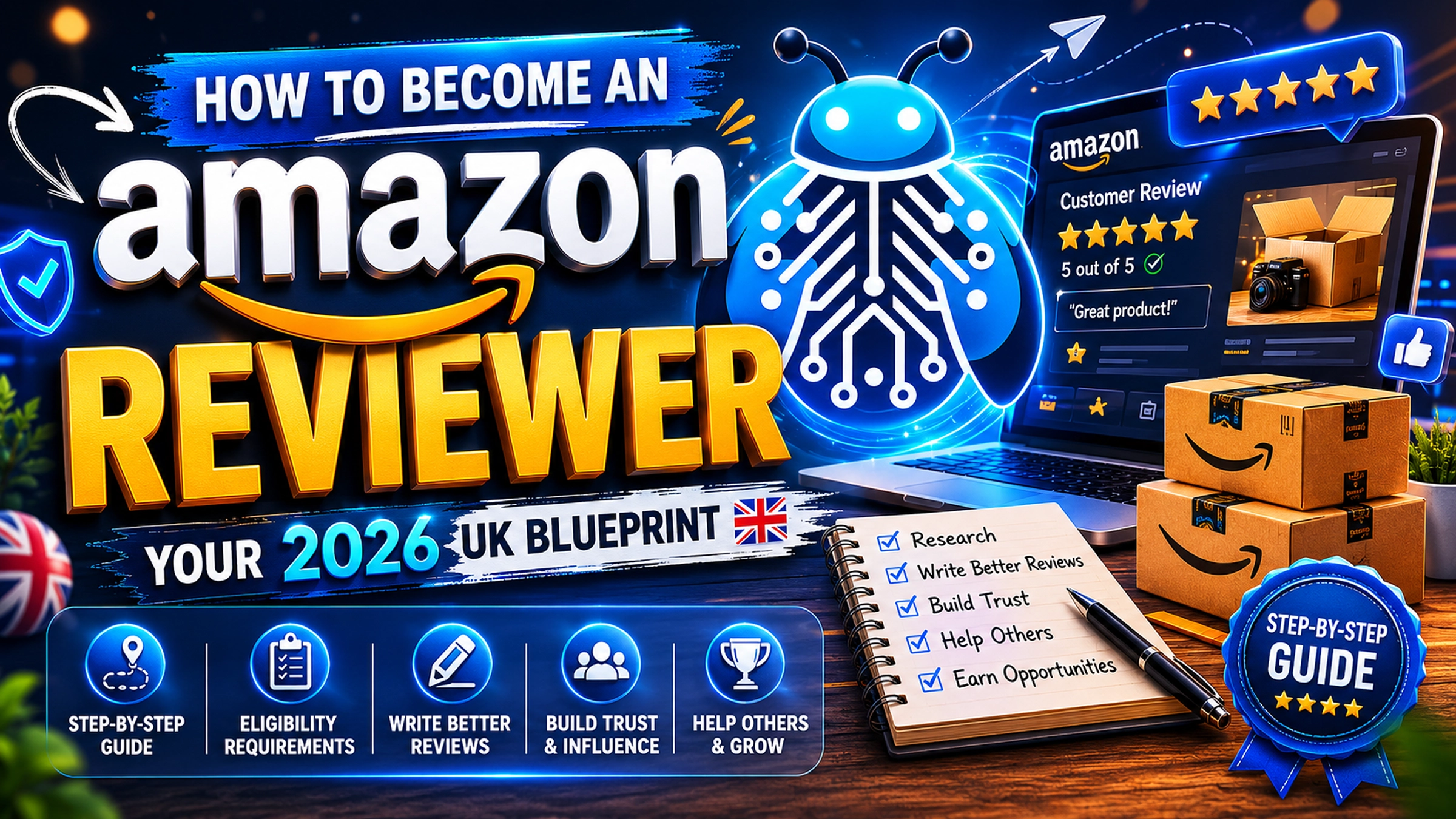 How To Become An Amazon Reviewer: Your 2026 UK Blueprint featured image