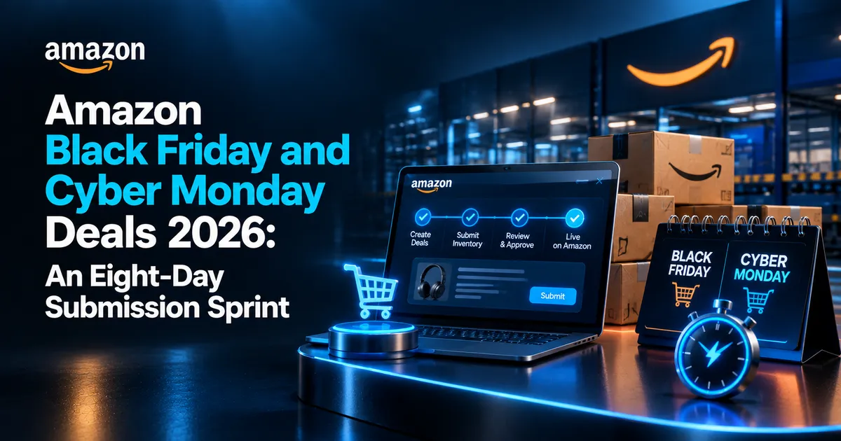 Amazon Black Friday Deals 2026: October 20 Seller Checklist Amazon Black Friday Deals 2026: October 20 Seller Checklist