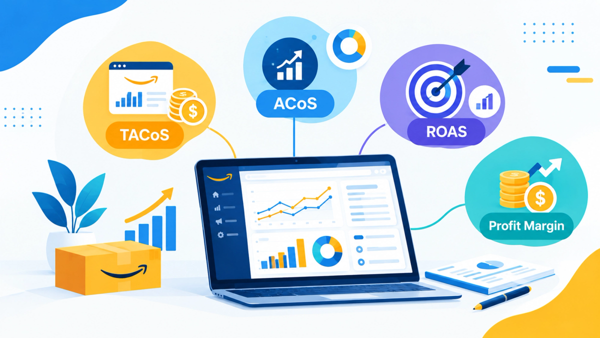 Calculating ACoS, TACoS, and True Profit