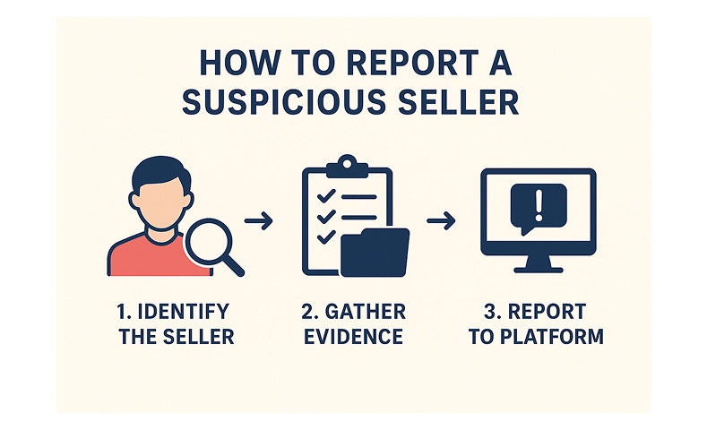 How to Report a Suspicious Seller
