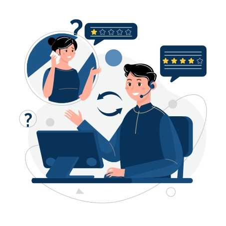Support agent assisting Amazon seller with review issues
