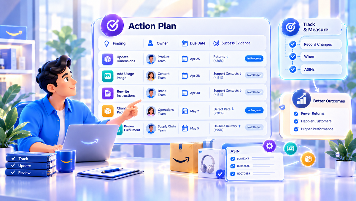 Action Plan Productivity Dashboard