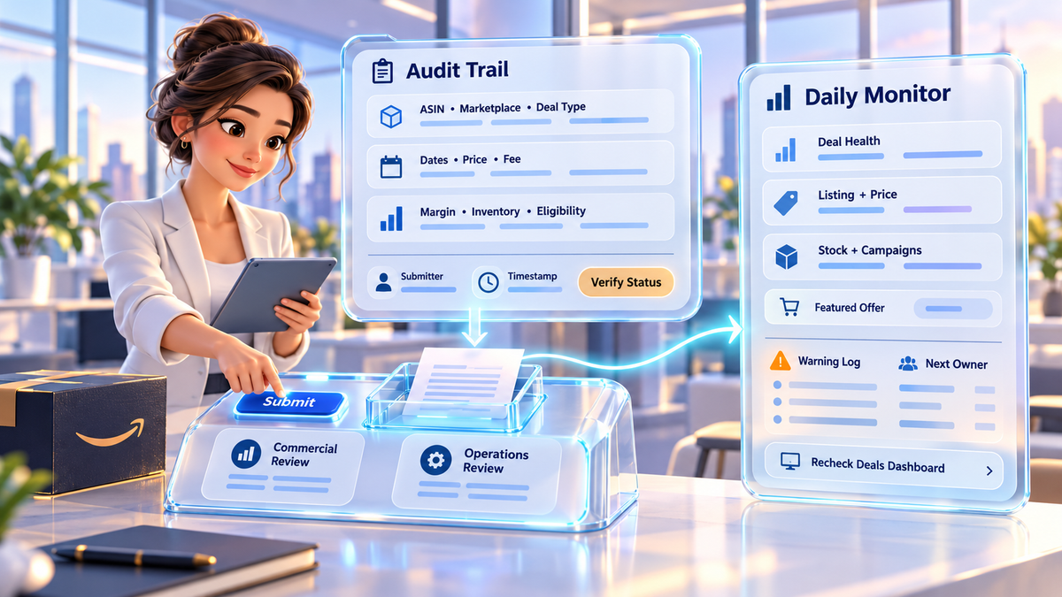 Submit the deal and capture a clean audit trail