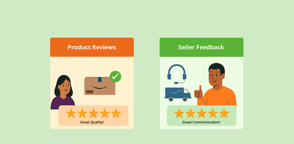 product reviews and sellerfeedback